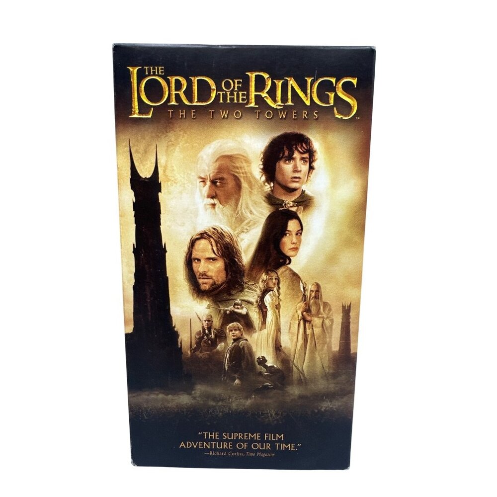The Lord Of The Rings: The Two Towers VHS 2002 New Line Cinema Pre-Owned